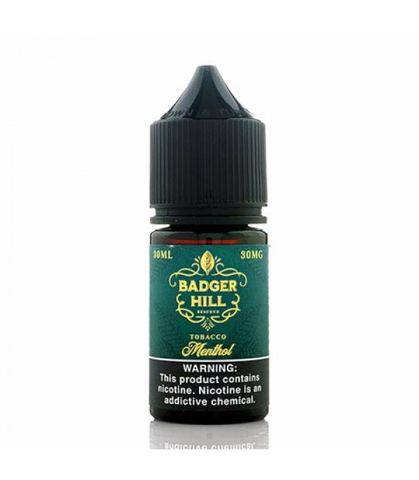 Menthol Salt - Badger Hill Reserve E-Juice