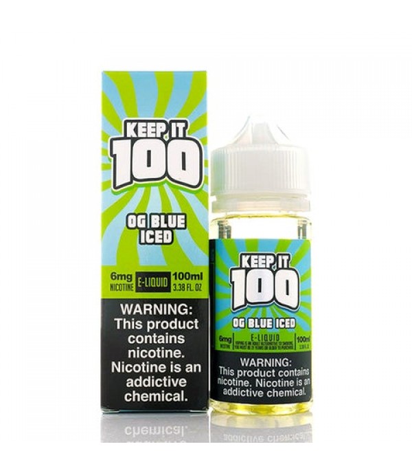 OG Blue Iced (Blue Slushie Iced) - Keep It 100 E-Juice