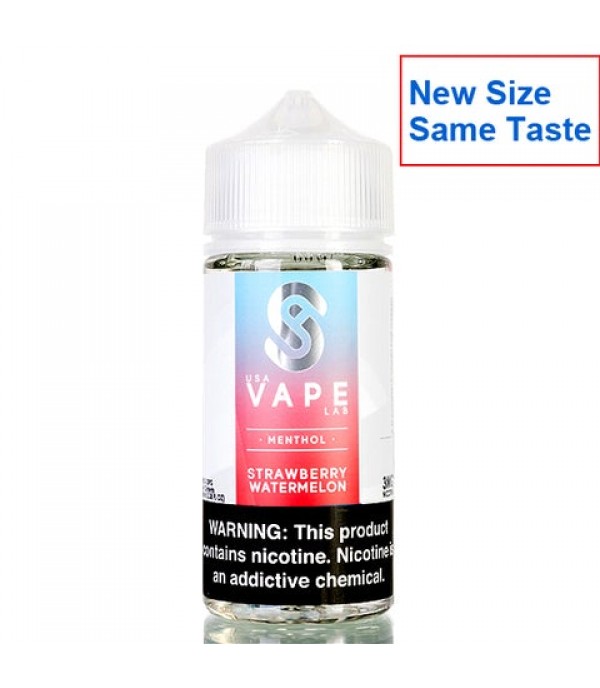 Strawberry Watermelon (Ice) - USA Vape Lab E-Juice (100 ml)