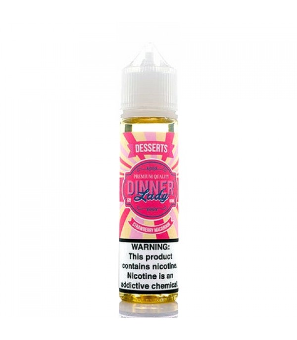 Strawberry Macaroon - Dinner Lady E-Juice (60 ml)