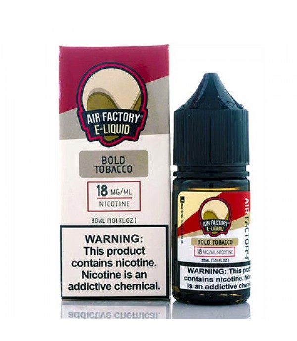 Bold Tobacco Salt - Air Factory E-Juice [Nic Salt Version]