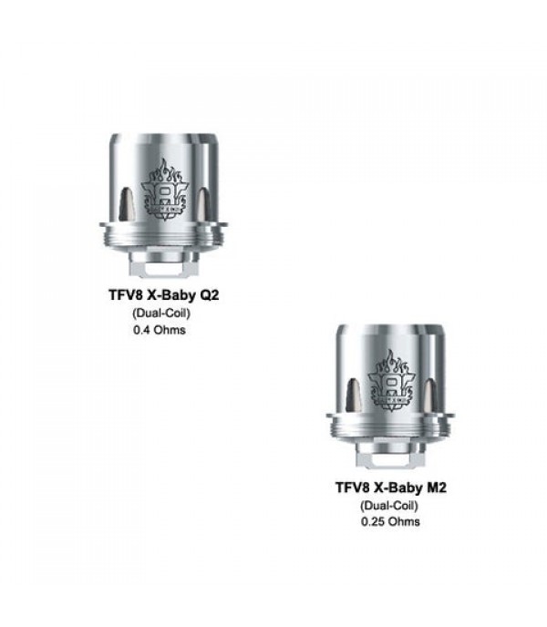 Smok TFV8 X-Baby Coils / (Q2, M2) Atomizer Heads (3 Pack)