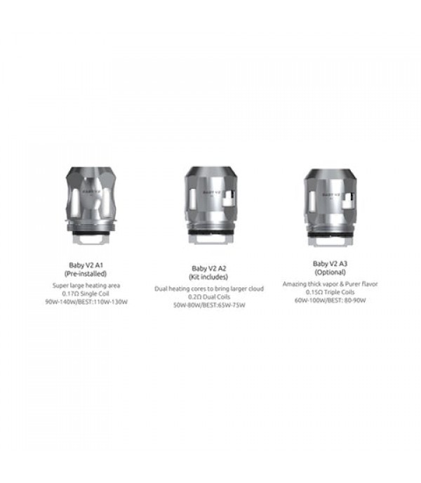 Smok TFV8 Baby V2 Coils / Atomizer Heads (3 Pack)