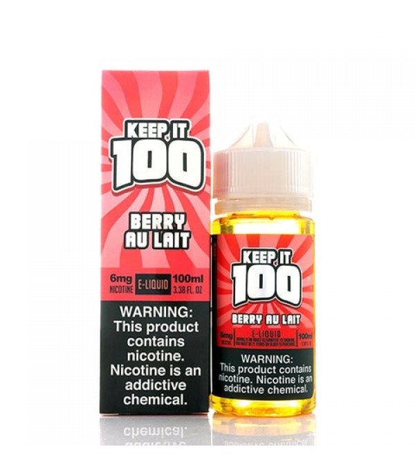 Berry Au Lait (Strawberry Milk) - Keep It 100 E-Juice
