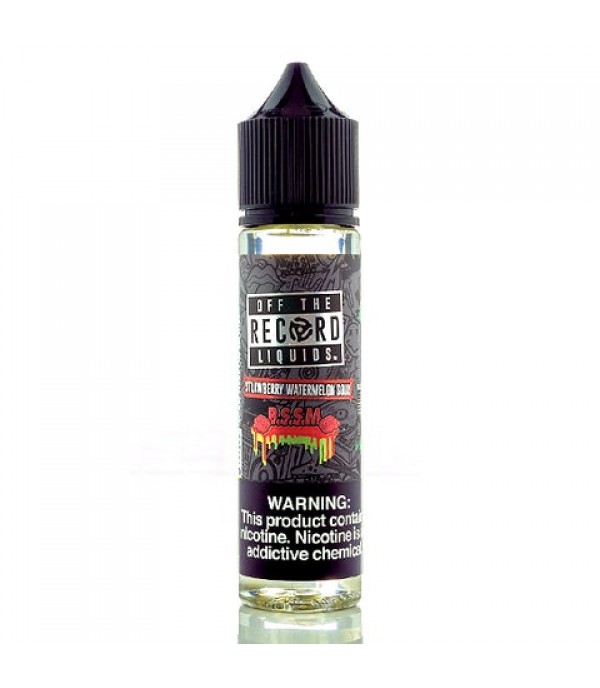 B.S.S.M - Off the Record E-Juice (60 ml)