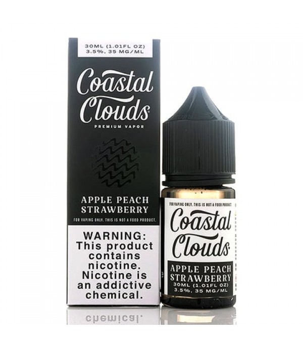 Apple Peach Strawberry Salt - Coastal Clouds E-Juice