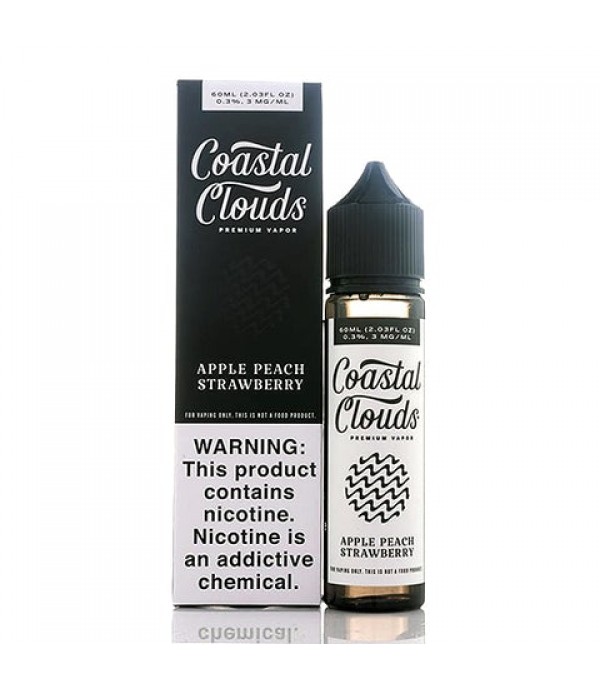 Apple Peach Strawberry - Coastal Clouds E-Juice (60 ml)