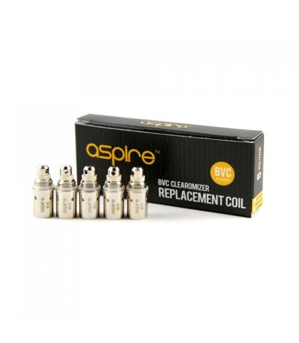 Aspire BVC Replacement Coils / Atomizer Heads (5 pack)