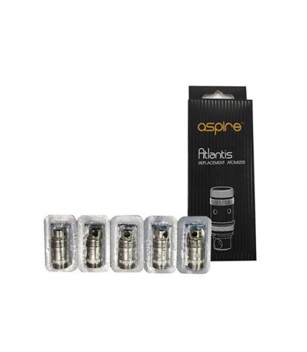 Aspire Atlantis, Atlantis 2 & Atlantis Mega Replacement Coils / Atomizer Heads (5 pack)