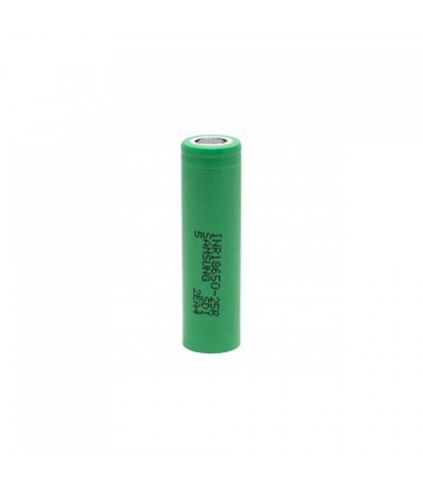 Samsung 25R 18650 INR 2500mAh 20A Flat Top Battery