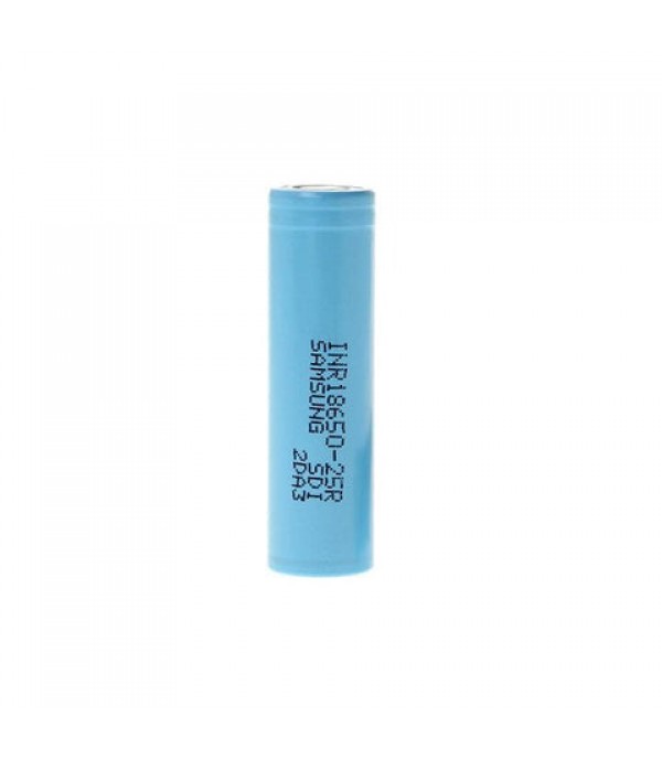 Samsung 25R 18650 INR 2500mAh 20A Flat Top Battery