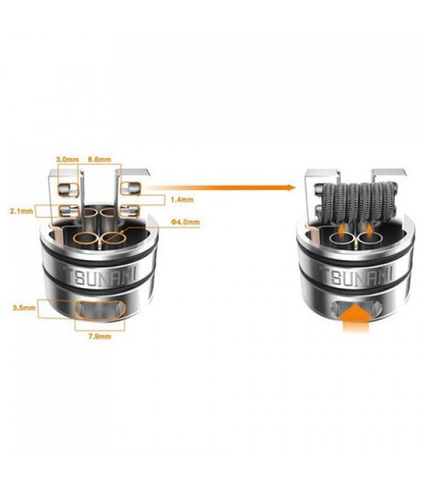 Geek Vape Tsunami RDA - Rebuildable Dripping Atomizer